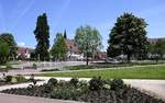 Freudenstadt, Blick ber den grten Marktplatz Deutschlands, Juni 2019