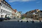 Molsheim, Blick ber den Rathausplatz, Okt.2012