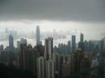 Hong Kong Island bei hbsch-hsslichem Wetter.