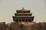 Blick auf einen Tempel der Verbotenen Stadt in Peking am 15.03.2012.