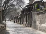 Huser an der Stadtmauer (Norden) von Xi'an.