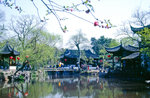 Garten der Verweilung in Suzhou im Osten Chinas.