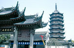 Nord Tempel Pagode in Suzhou.