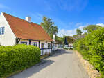 Gudhjem auf der Insel Bornholm - Gasse im Ortsteil Melsted.