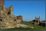 Burghof der Ruine Hammershus bei Sandvig.