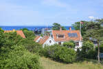 Blick auf Gilleleje vom Wanderweg Gilbjergstien.