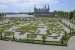 Blick auf Schloss Frederiksborg vom Schlosspark in Hillerd.