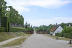 Rendelggerbakken am Schlosspark von Frederiksborg i der Stadt Hillerd.