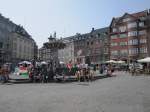 Kopenhagen, Gammeltorv Platz in der Altstadt (13.07.2013)