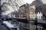 Kbenhavn / Kopenhagen: Frhlingsstimmung am Kanal im Stadtviertel Christianshavn in den 70er Jahren.