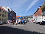 Aarhus, historische Huser am Fredens Torv (07.06.2018)