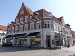 Holstebro, historisches Gebude von 1909 am Marktplatz Torvet (25.07.2019)