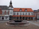 Lemvig, Brunnen am Hauptplatz Torvet (19.09.2020)