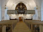 Silkeborg, Orgelempore in der Stadtkirche, erbaut 1973 durch Bruno Christensen (09.06.2018)