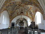 Vinderslev, Renaissance Kalkmalereien von 1550 in der evangelischen Kirche (20.09.2020)