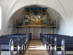 Ronde, Orgelempore in der evangelischen Dorfkirche (24.09.2020)