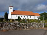 Thorning, romanische evangelische Kirche, 1743 nach Westen erweitert durch den Baumeister Johann Gottfried Hdrich (20.09.2020)