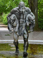  Der gute Coup  ist eine Statue des Bildhauers Carl Johan Bonnesen aus dem Jahre 1925.