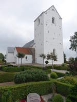 Gunderup, romanische evangelische Kirche aus Granitquadern, erbaut im 12.