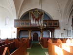 Dronninglund, Orgelempore in der evangelischen Klosterkirche (22.09.2020)