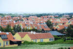 Blick auf H�jen (auch als Gammel Skagen bekannt) vom Seezeichen aus, das etwas s�dlich der Ortschaft liegt.
