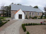 Harritslev, romanische evangelische Kirche, neu erbaut bis 1903 (23.09.2020)