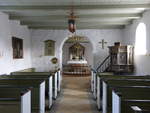Snaebum, Innenraum in der evangelischen Dorfkirche (21.09.2020)
