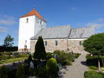 Vester Assels, romanische evangelische Kirche, Backsteinkirche (20.09.2020)