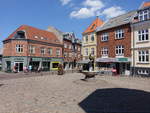 Thisted, kleiner Brunnen am Lille Torv in der Altstadt (08.06.2018)