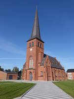 Logstor, neugotische Backsteinkirche in der Radhusgade, erbaut bis 1893 (19.09.2020)