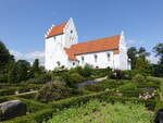 Ejby, romanische evangelische Kirche, erbaut ab 1150 (22.07.2021)