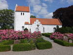 Vollerslev, romanische evangelische Kirche, erbaut im 12.