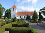 Kettinge, mittelalterliche evangelische Dorfkirche, erbaut von 1200 bis 1250 (18.07.2021)