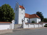 Aerby, romanische evangelische Kirche, erbaut um 1100 (17.07.2021)