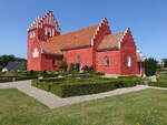 Bregninge, evangelische Kirche, erbaut im 13.