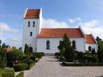 Kirke Hyllinge, evangelische Kirche, erbaut um 1150 (20.07.2021)
