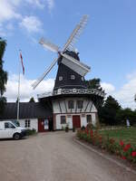 Ringsted, historische Windmhle in der Kogevej Strae (22.07.2021)