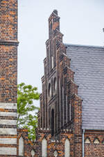 Giebel des Byens hus (deutsch: Haus der Stadt) am Stndertorvet in Roskilde.