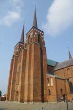 Roskilde, gotischer Dom, erbaut bis 1280, Emporenbasilika mit Umgangschor (13.07.2013)