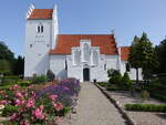 Gerlev, evangelische Kirche, romanisches Kirchenschiff und Chor (17.07.2021)