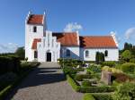 Sor, Kirche von Kindertofte, romanischer Chor, gotisches Schiff (20.06.2015)