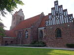 Vordingborg, Vor Frue oder Frauenkirche, Chor von 1400, dreischiffige Langhaus erbaut 1432 (18.07.2021)