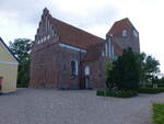 Magleby, evangelische Kirche, gotische Backsteinkirche, erbaut im 13.
