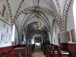 Udby, Innenraum der evangelischen Dorfkirche (19.07.2021)