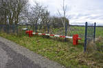 Ehemaliger Grenzbergang am Kolonisthusevej bei Padborg/Pattburg (Ortsteil Frslev/Frslee).