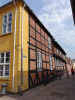 Ribe, Fachwerkhuser in der Sortebrodregade Strae (09.06.2018)