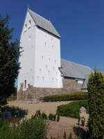 Tjareborg, romanische Kirche, erbaut von 1324 bis 1369 (26.07.2019)