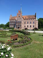 Aussicht auf Schloss Egeskov von der Gartenseite aus (06.06.2018)