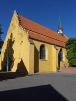 Faaborg, Heilig-Geist Kirche, erbaut von 1477 bis 1525 (06.06.2018)