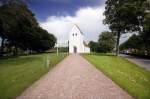 Die Kirche in Vojens (Woyens) in Snderjylland (Nordschleswig).